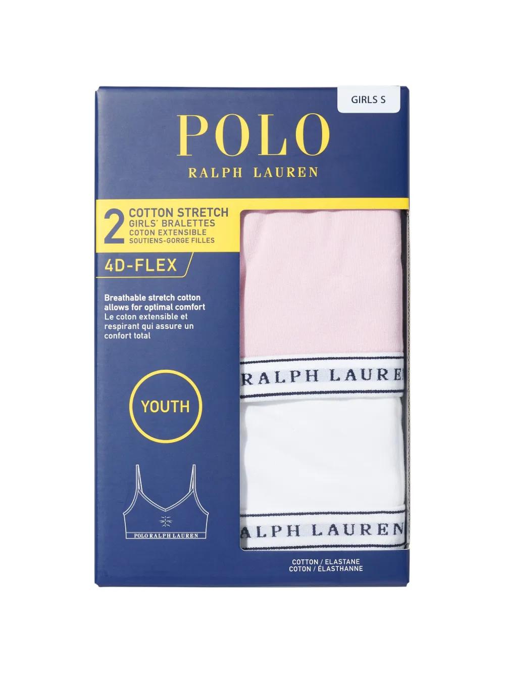 Logo-Band Bralettes (Pack Of Two)