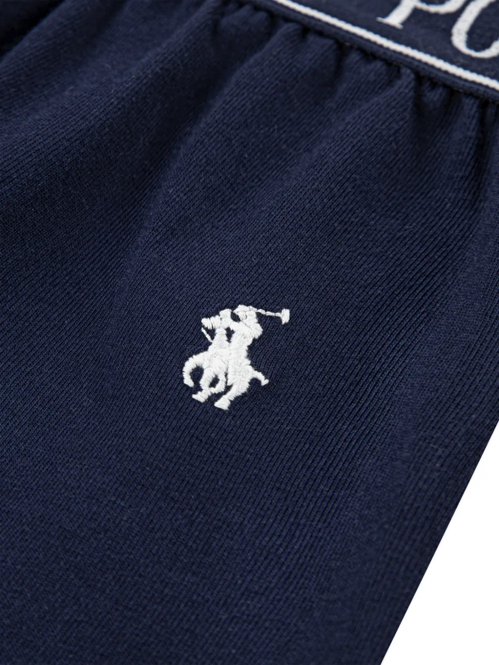 POLO RALPH LAUREN KIDS Shorts set met geborduurd logo Blauw