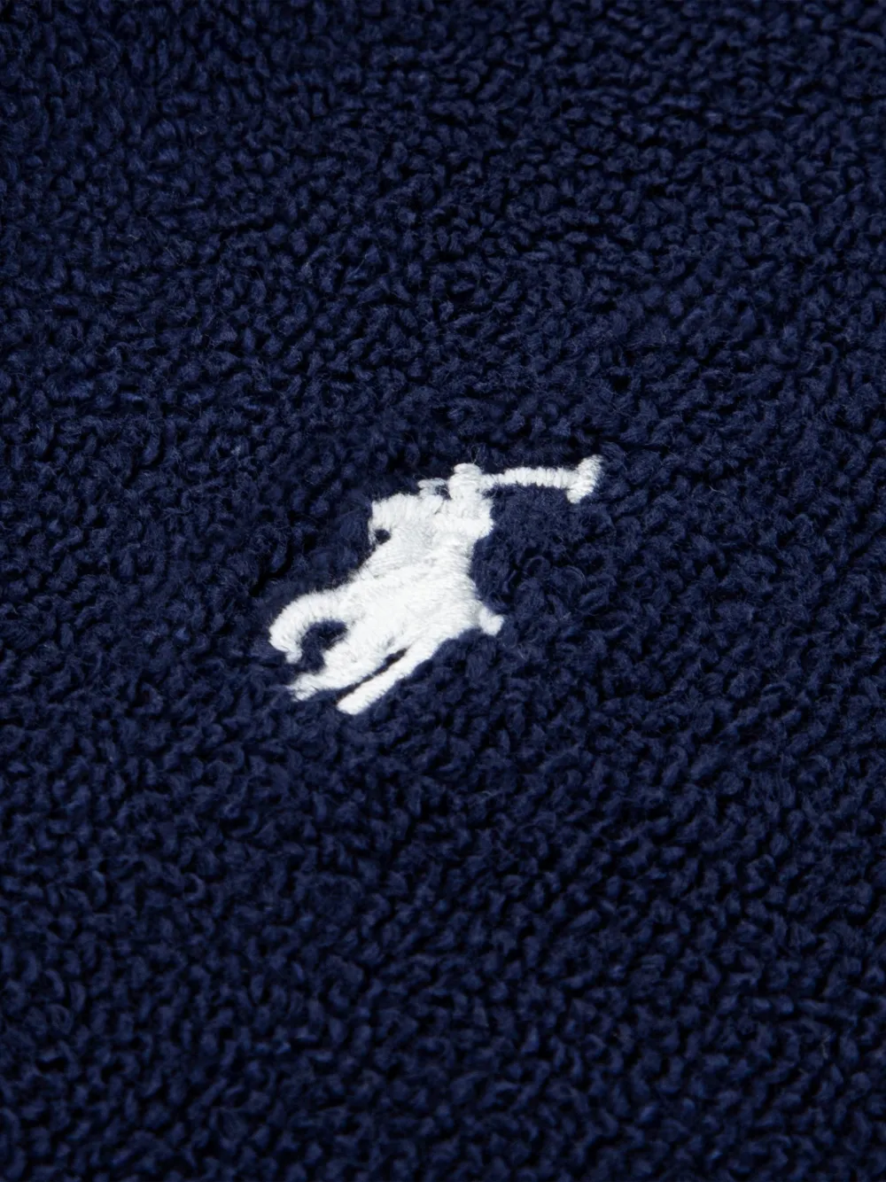 POLO RALPH LAUREN KIDS Badjas met capuchon en ceintuur Blauw