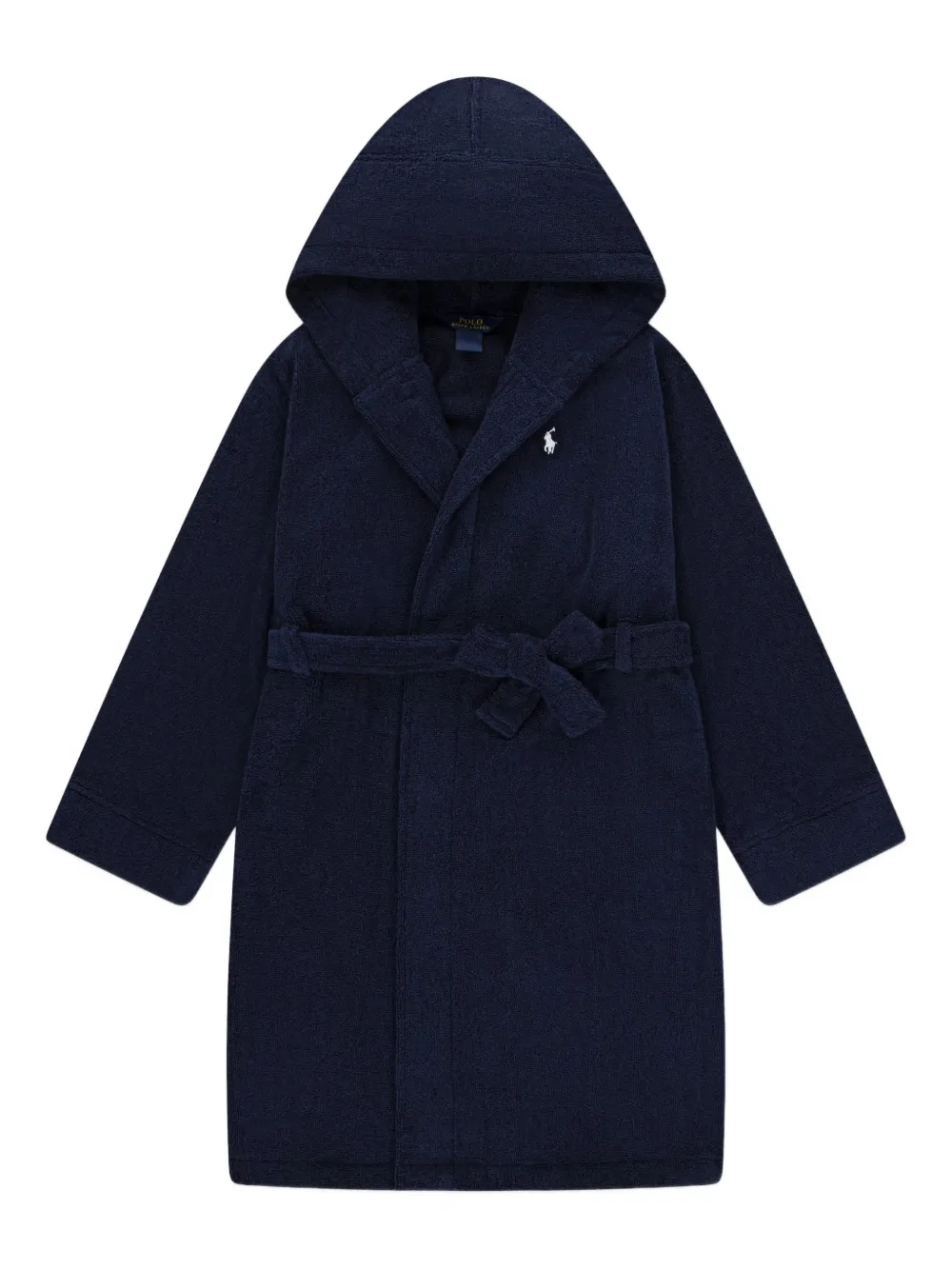 POLO RALPH LAUREN KIDS hooded belted robe - Blau
