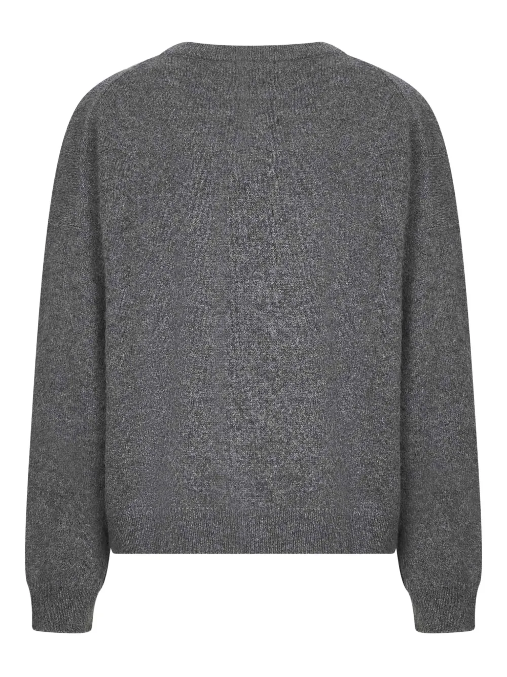Loulou De Saison Tristan Mercerised-wool Blend Sweater In Gray