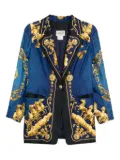 Hermès Pre-Owned 1990s silk jacket - Blue