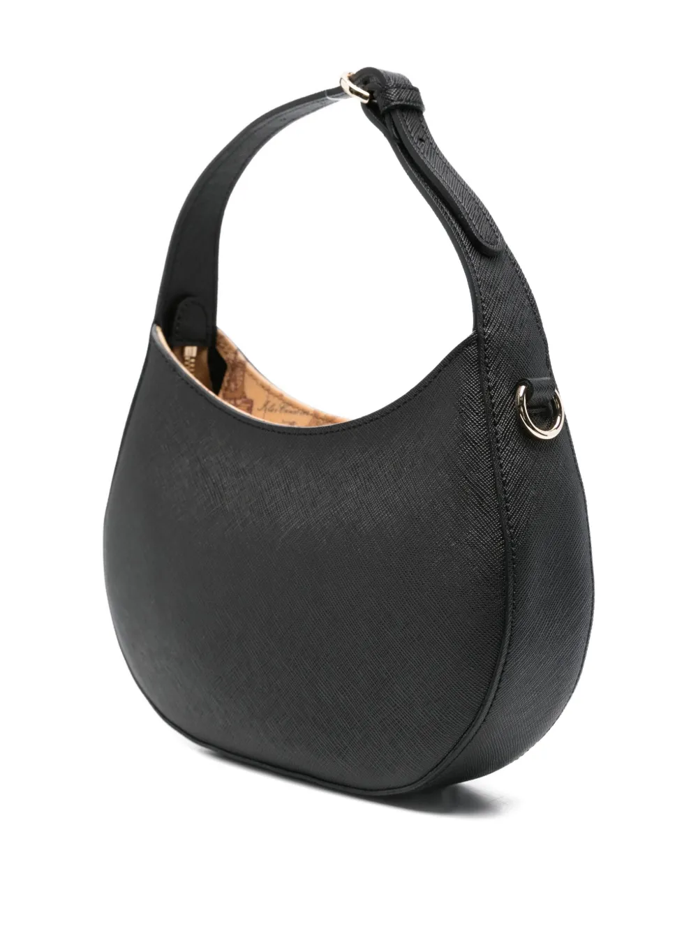 Alviero Martini 1° Classe Moonlight Logo-plaque Shoulder Bag In Black