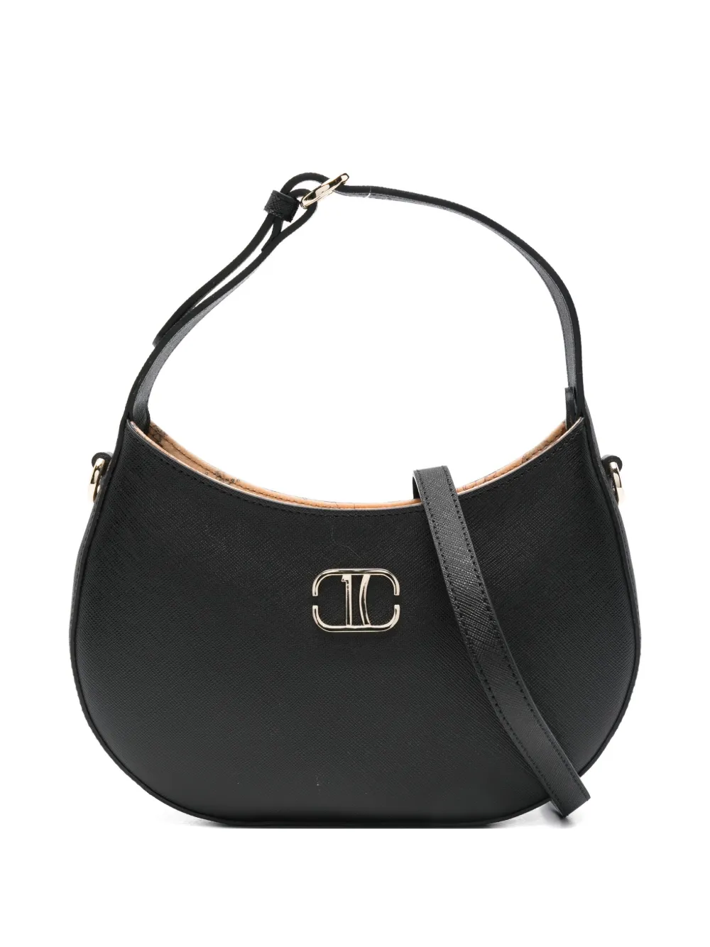 ALVIERO MARTINI 1° CLASSE Moonlight logo-plaque shoulder bag - Nero