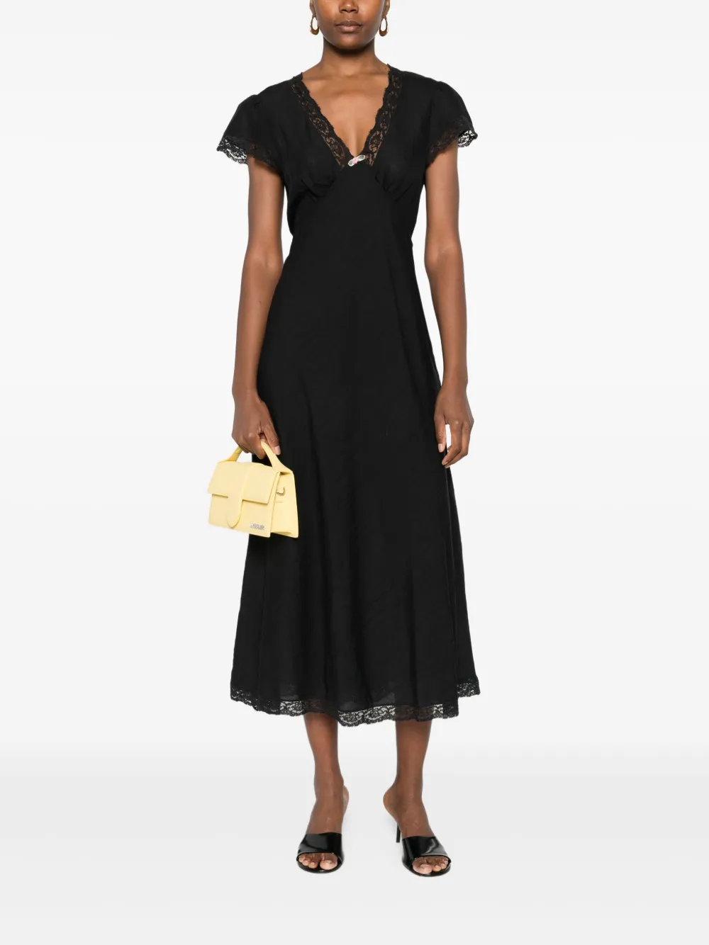 Rixo lace-trimmed midi dress | Day Dresses | Image 2