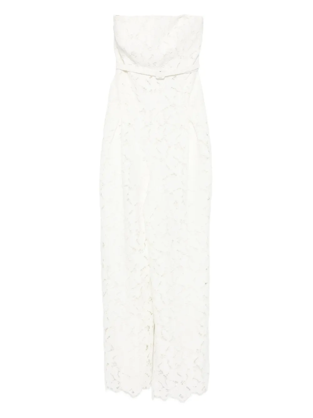 Simkhai Spitzenkleid Mit Gürtel In White