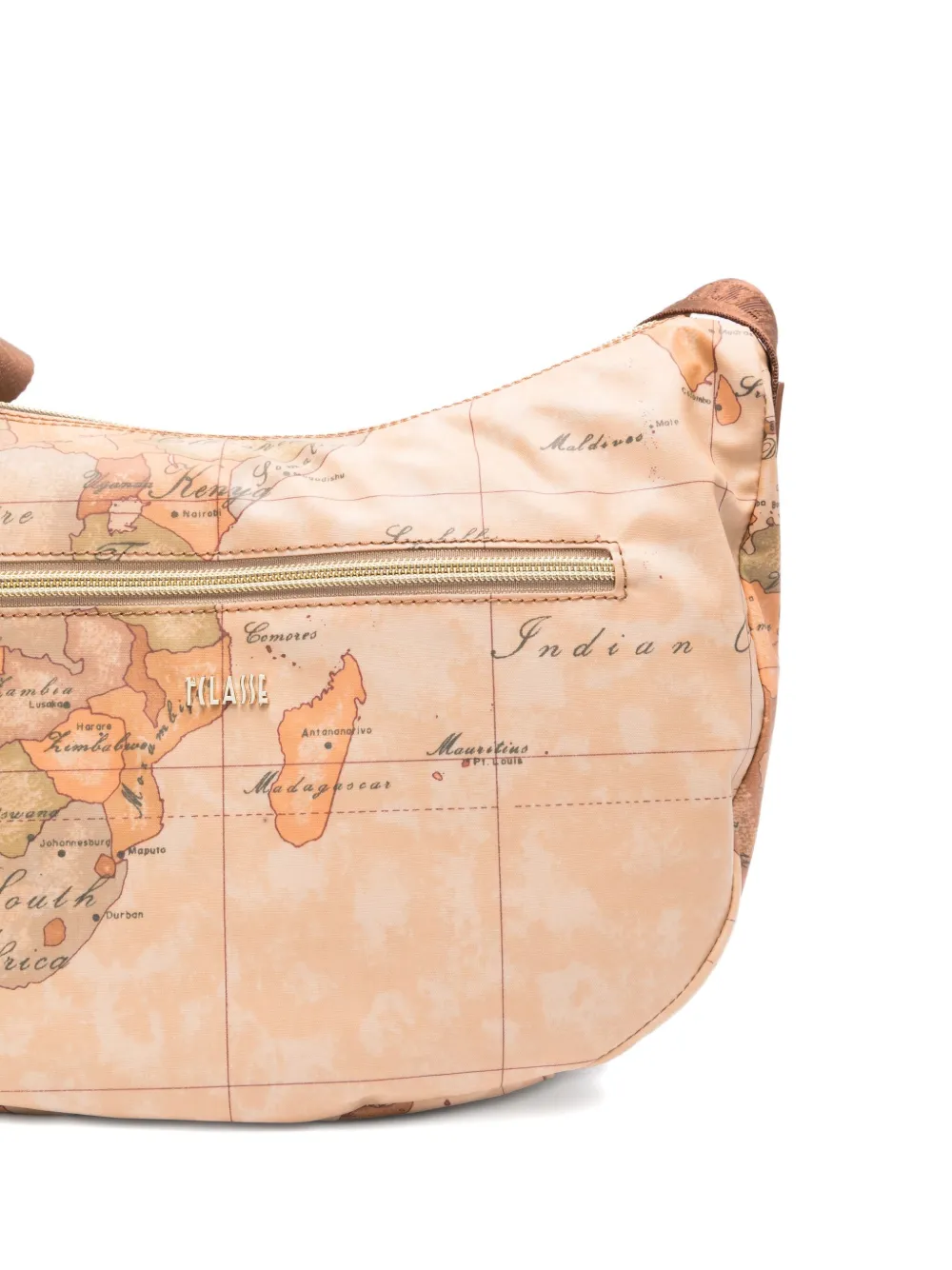 Alviero Martini 1° Classe Map-print Crossbody Bag In Neutral