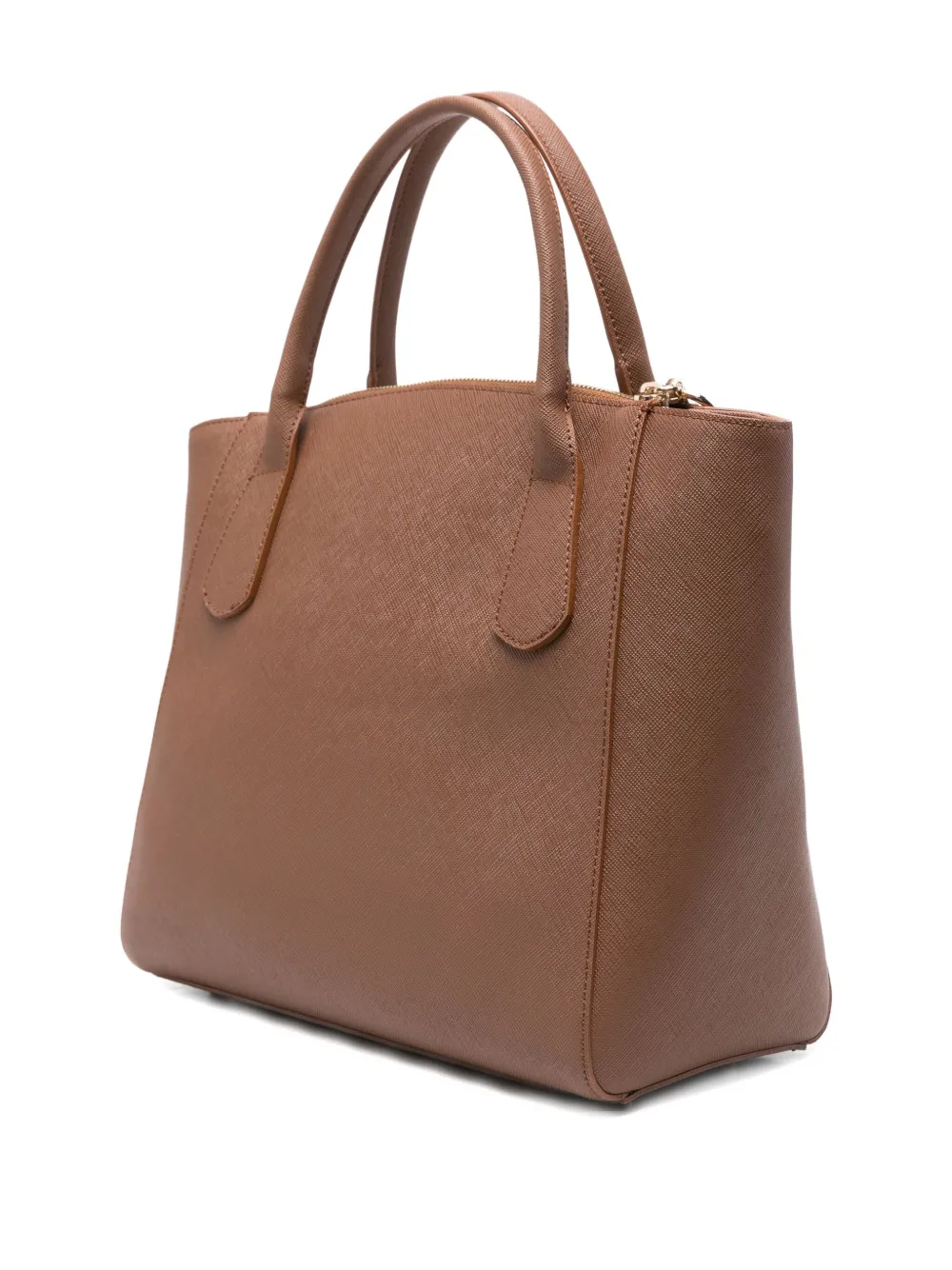 Alviero Martini 1° Classe Geo Leather Tote Bag In Brown