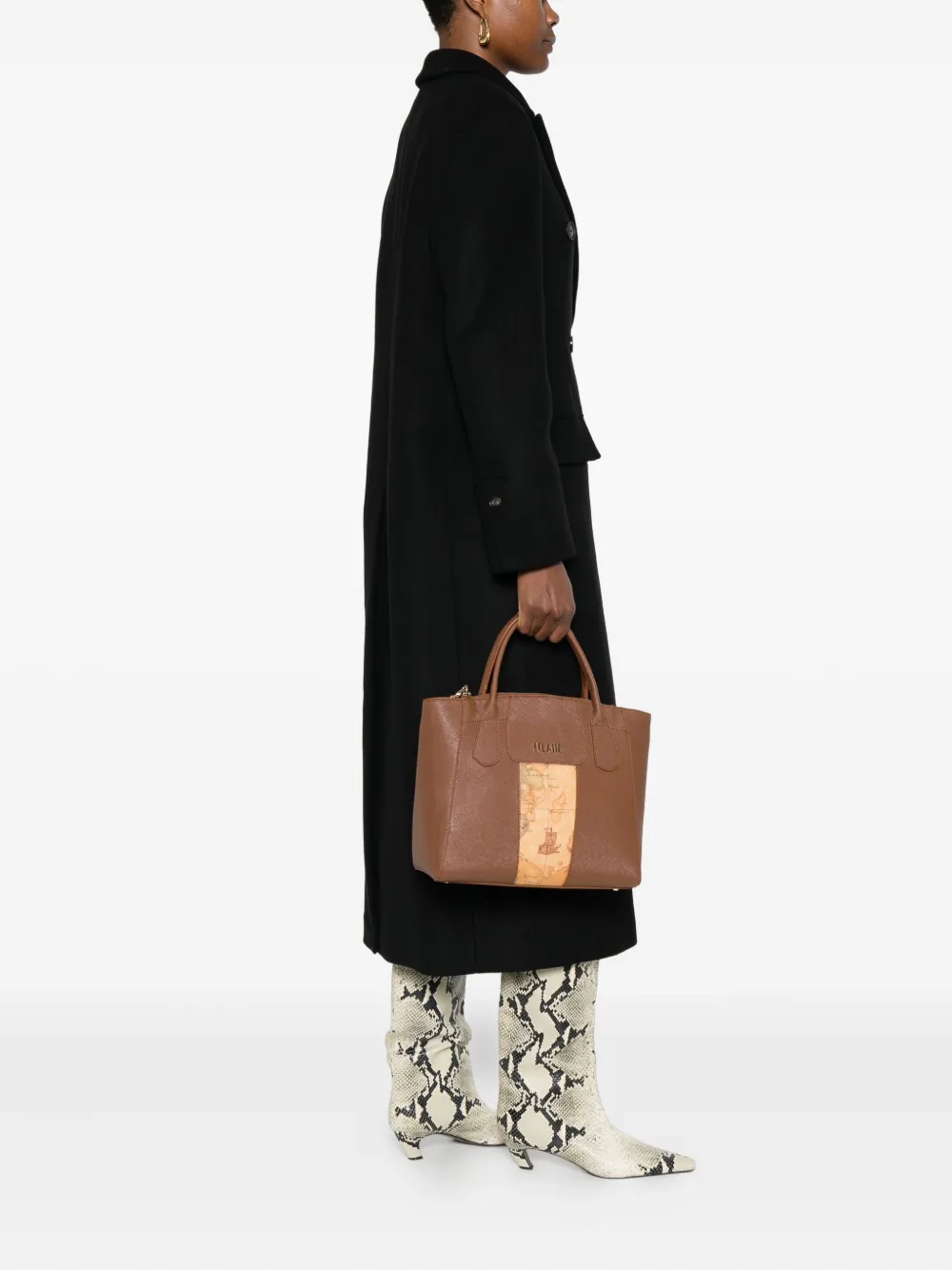 ALVIERO MARTINI 1° CLASSE Geo leren shopper - Bruin