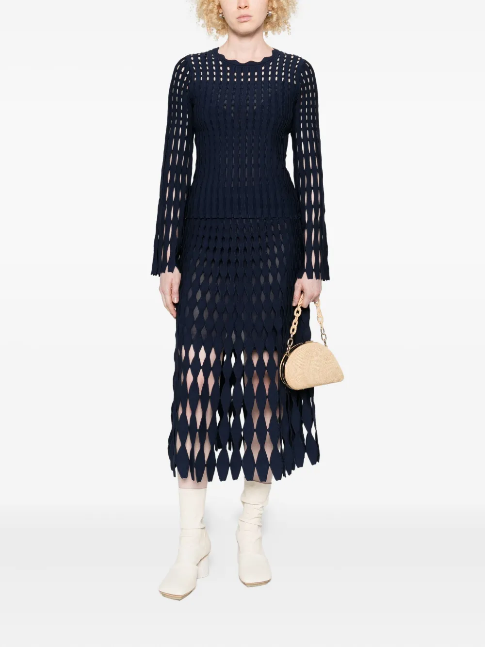 Simkhai cut-out ribbed sweater | Knitted Sweaters | Image 2