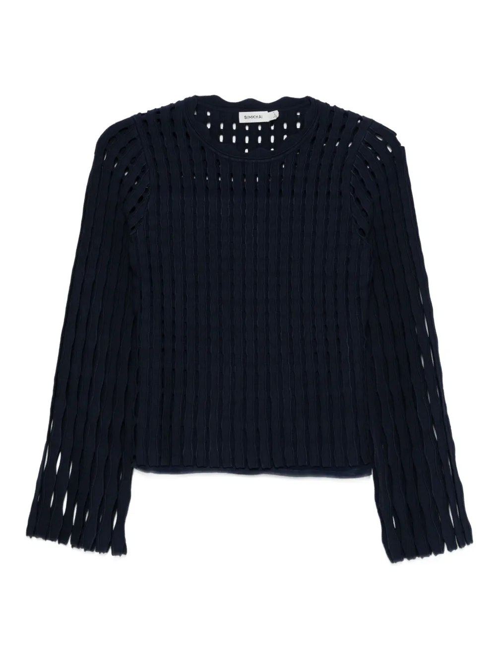 Simkhai cut-out ribbed sweater | Blue | Image 1