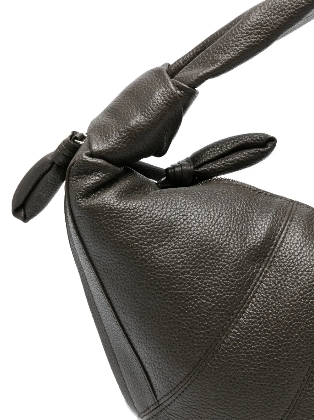 LEMAIRE Croissant medium shopper met geknoopt detail Bruin