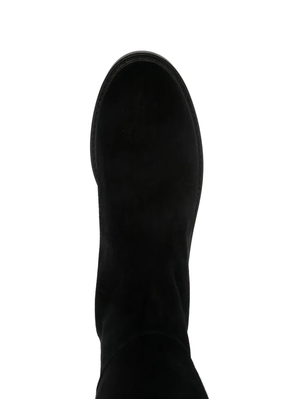 Stuart Weitzman Celia suède overknee laarzen Zwart