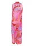 Rixo patchwork sleeveless midi dress - Pink