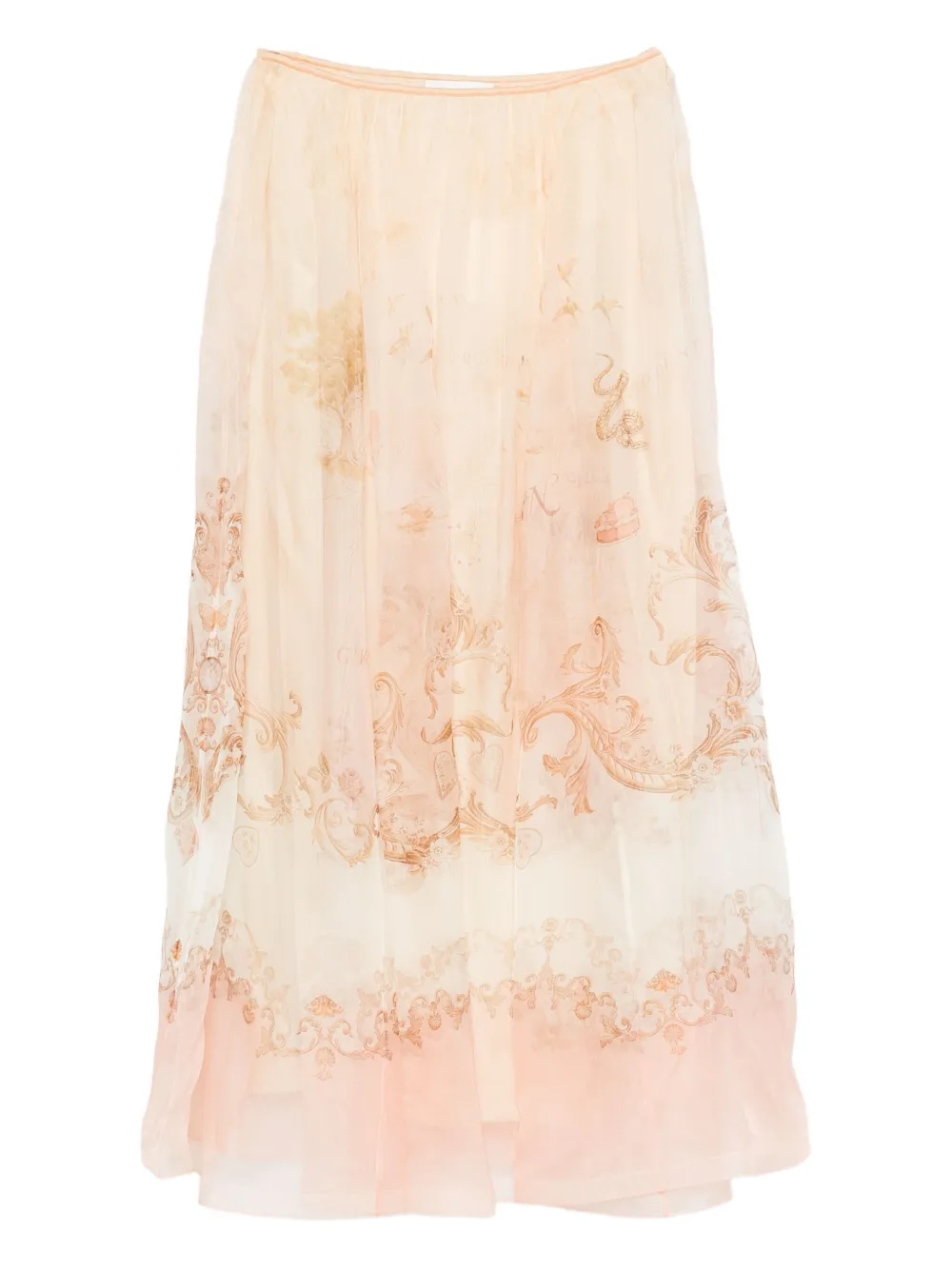 ZIMMERMANN Gonna plissettata in seta - Toni neutri