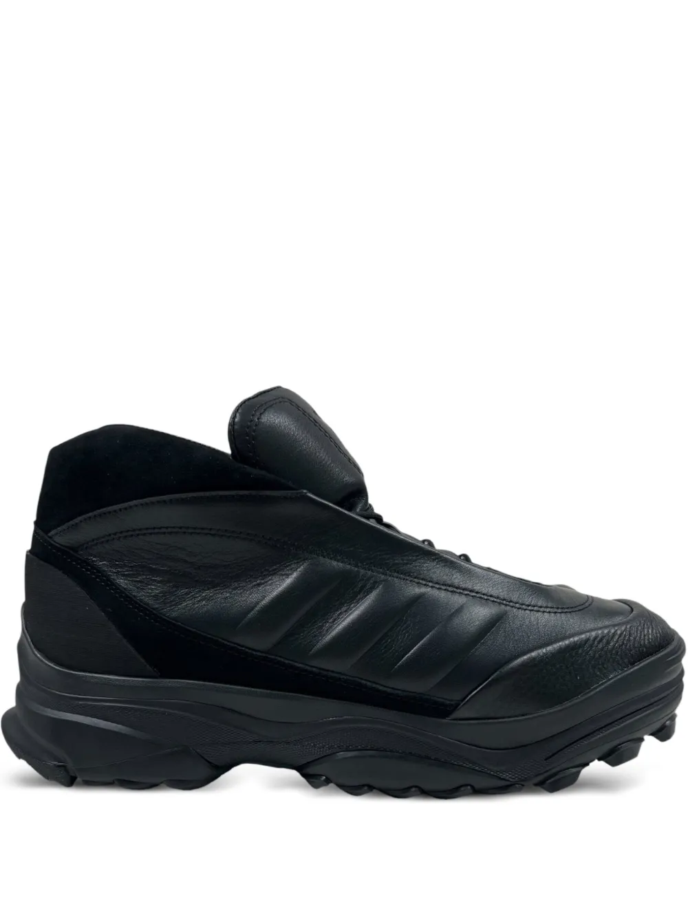 Y-3 ADIDAS GSG9 2.0 leather lace-up sneakers Black