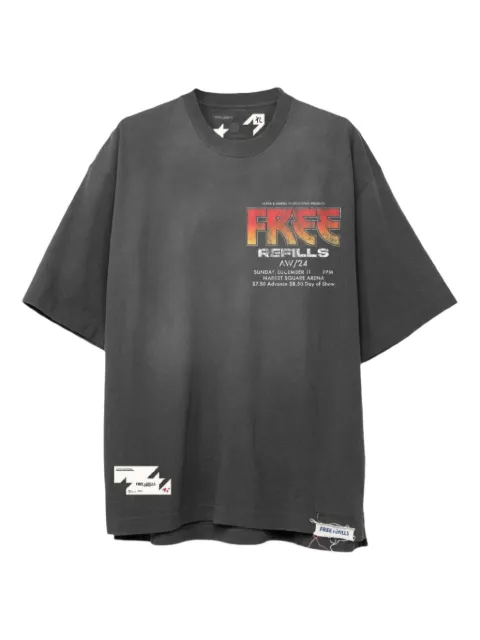 Free Refills Kiss graphic-print cotton t-shirt
