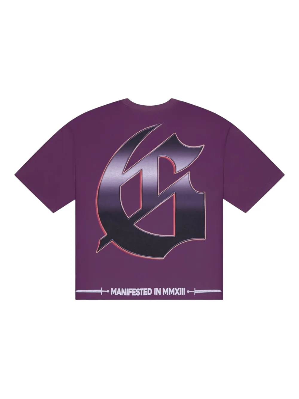 GODSPEED Le Dernier graphic-skull racing-print T-shirt - Paars