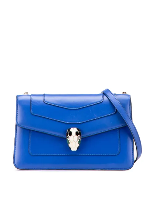 Bvlgari Pre-Owned 2021-2025 Small Leather Serpenti Forever Chain crossbody bag