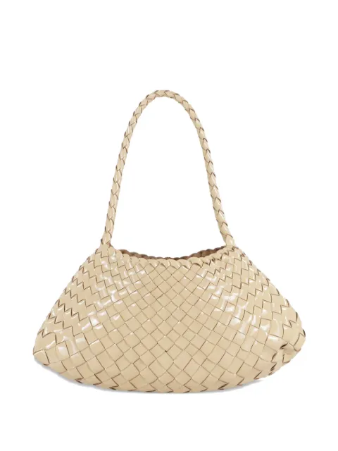 DRAGON DIFFUSION woven-leather shoulder bag