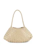 DRAGON DIFFUSION woven-leather shoulder bag - Neutrals