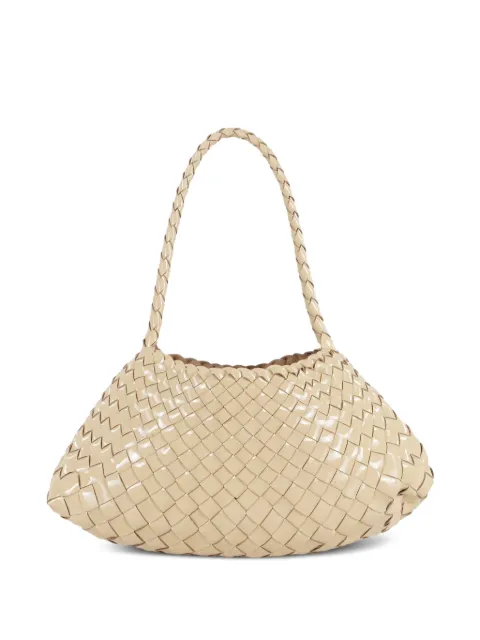 DRAGON DIFFUSION woven-leather shoulder bag