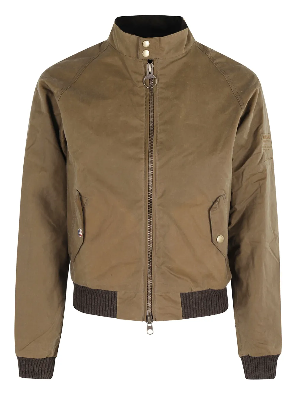 Barbour International Steve McQueen Merchant wax bomber jacket Bruin