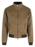 Barbour International Steve McQueen Merchant wax bomber jacket - Brown