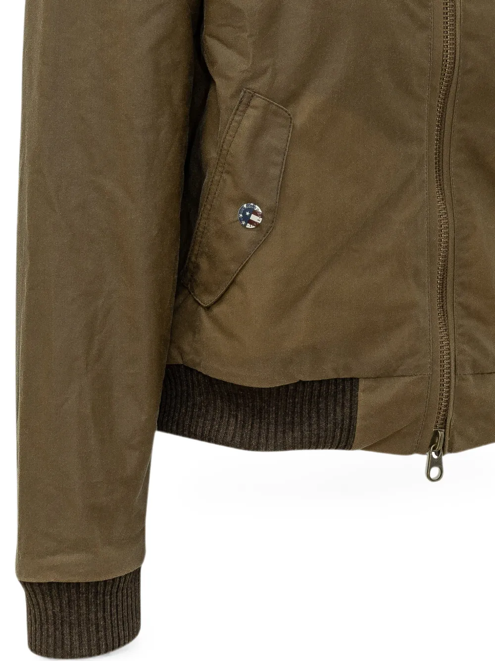 Barbour International Merchant bomberjack met wasafwerking Bruin