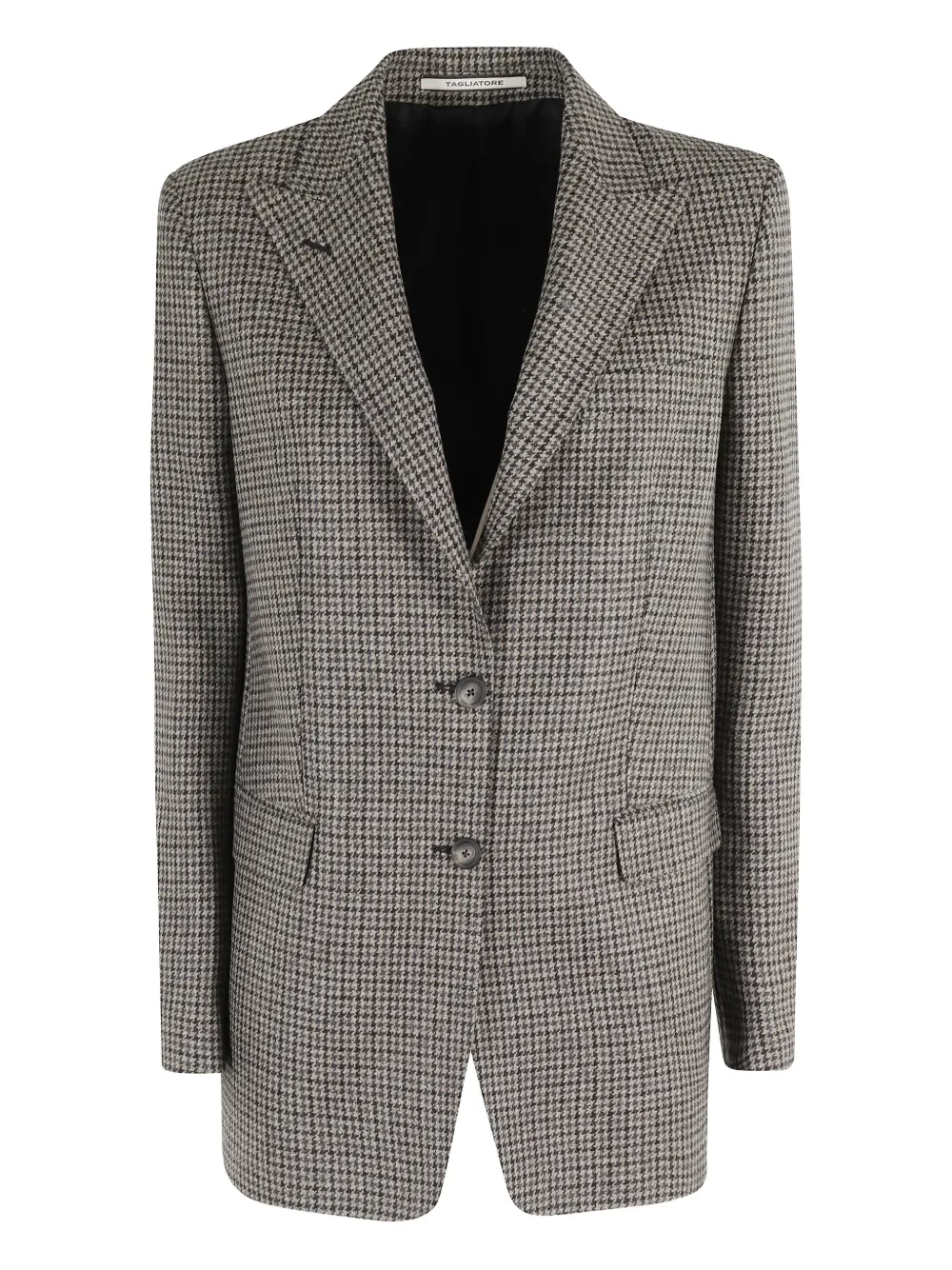 Tagliatore houndstooth-pattern blazer | Brown | Image 1