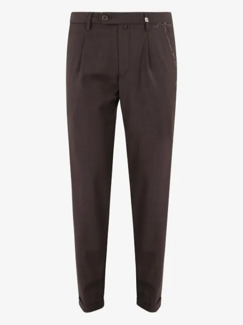 Myths pleated-front trousers