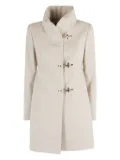 Fay turtleneck clasp coat - Neutrals