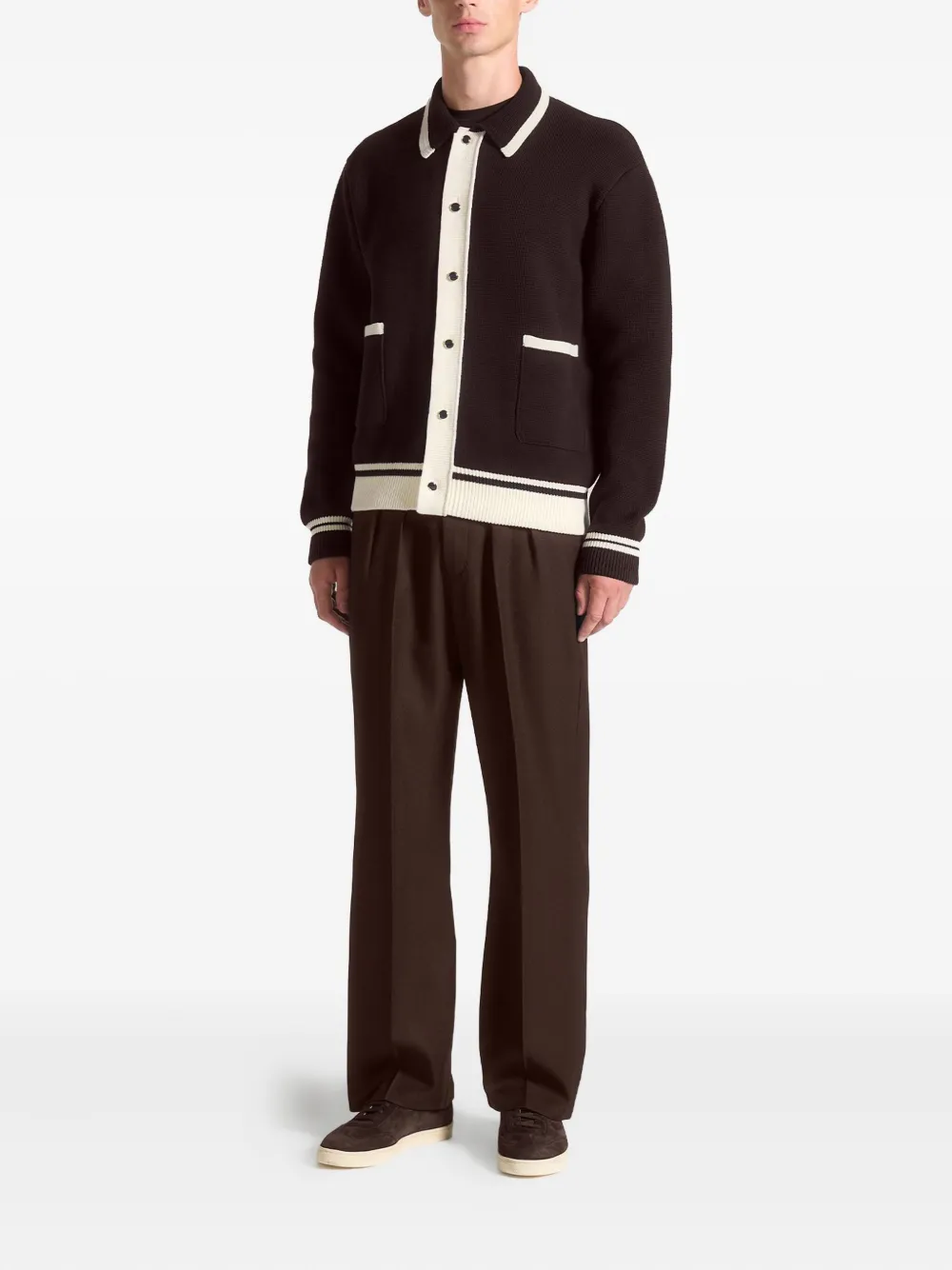 Manière De Voir Julien button-front patch-pocket cardigan | Cardigans | Image 2