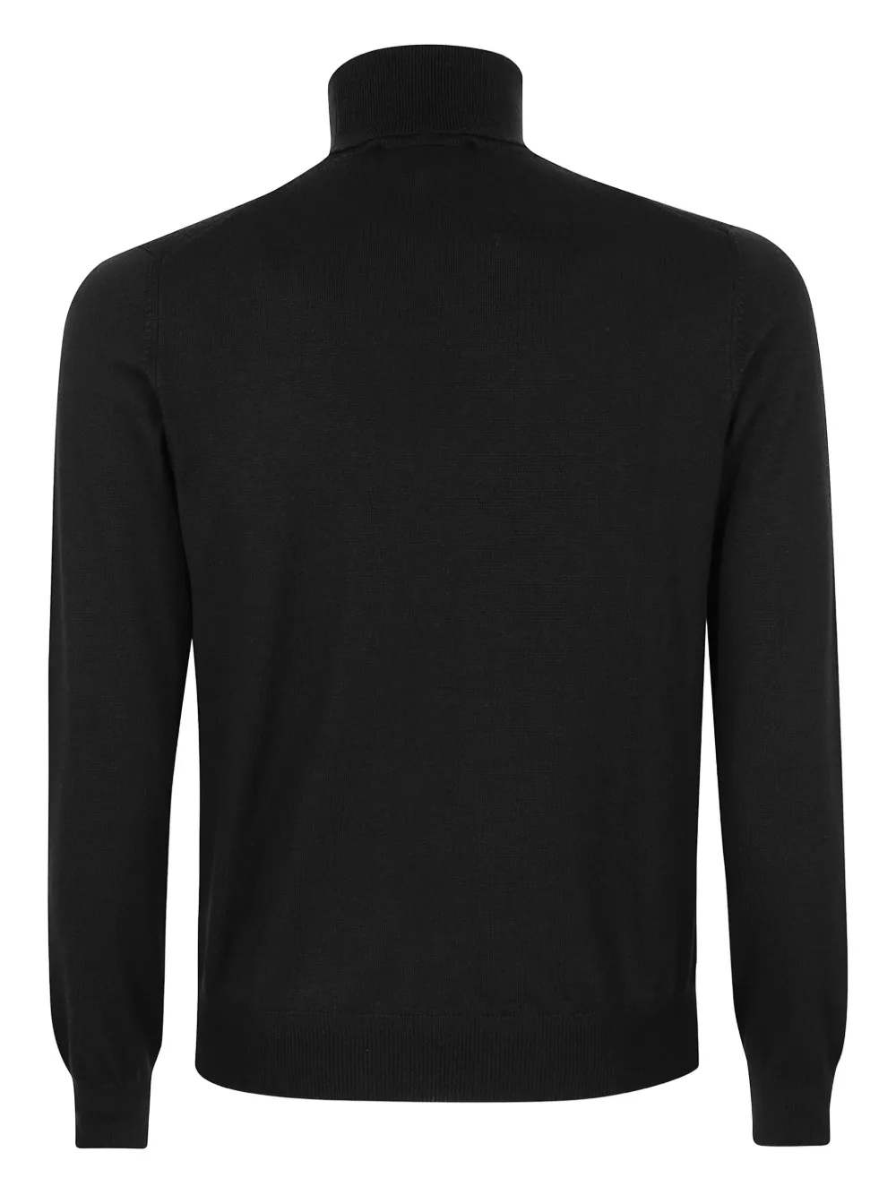 Tagliatore turtleneck wool sweater Zwart