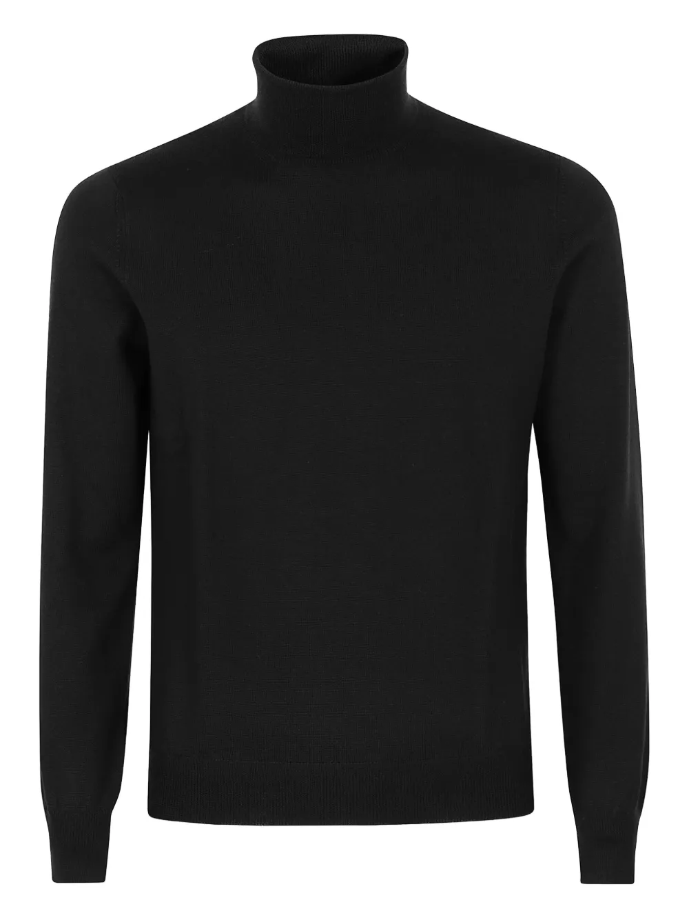 Tagliatore turtleneck wool sweater Zwart