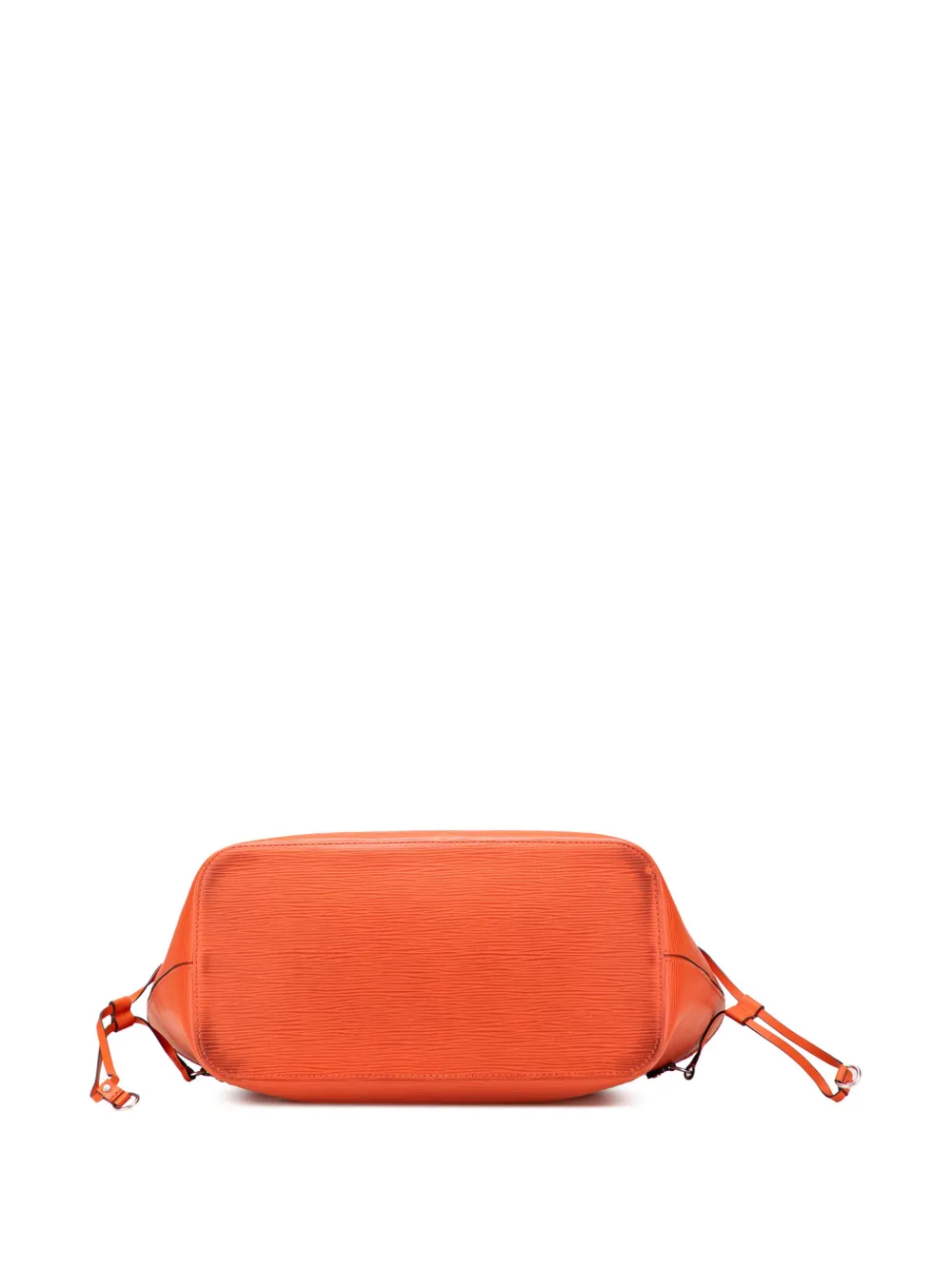 Pre-owned Louis Vuitton 2018 Epi Neverfull Mm Tote Bag In Orange