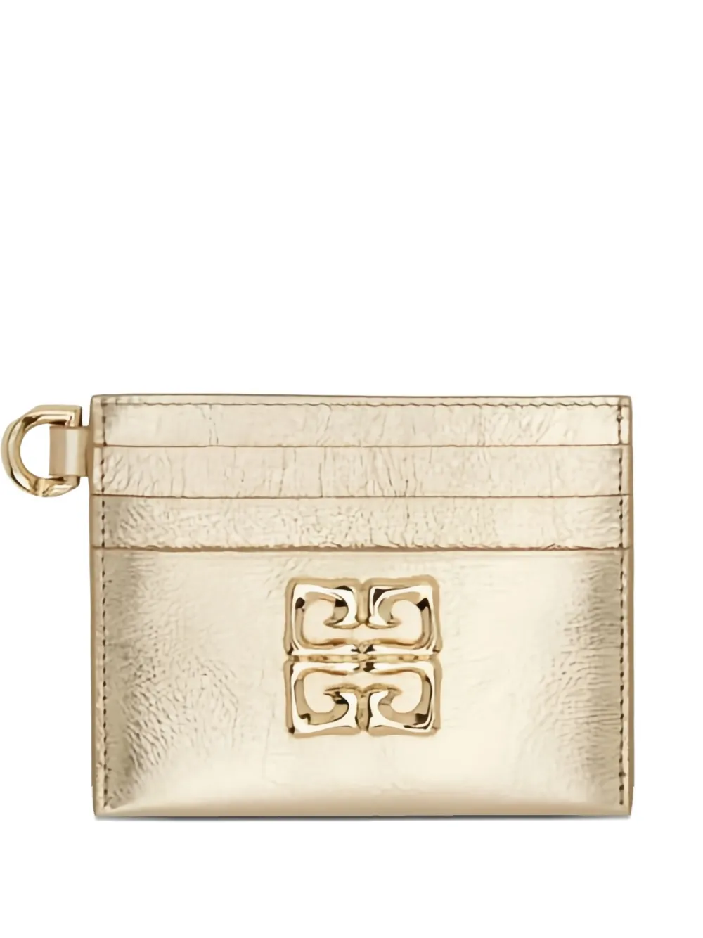 Givenchy Gold Liquid 4g Card Holder In Gold