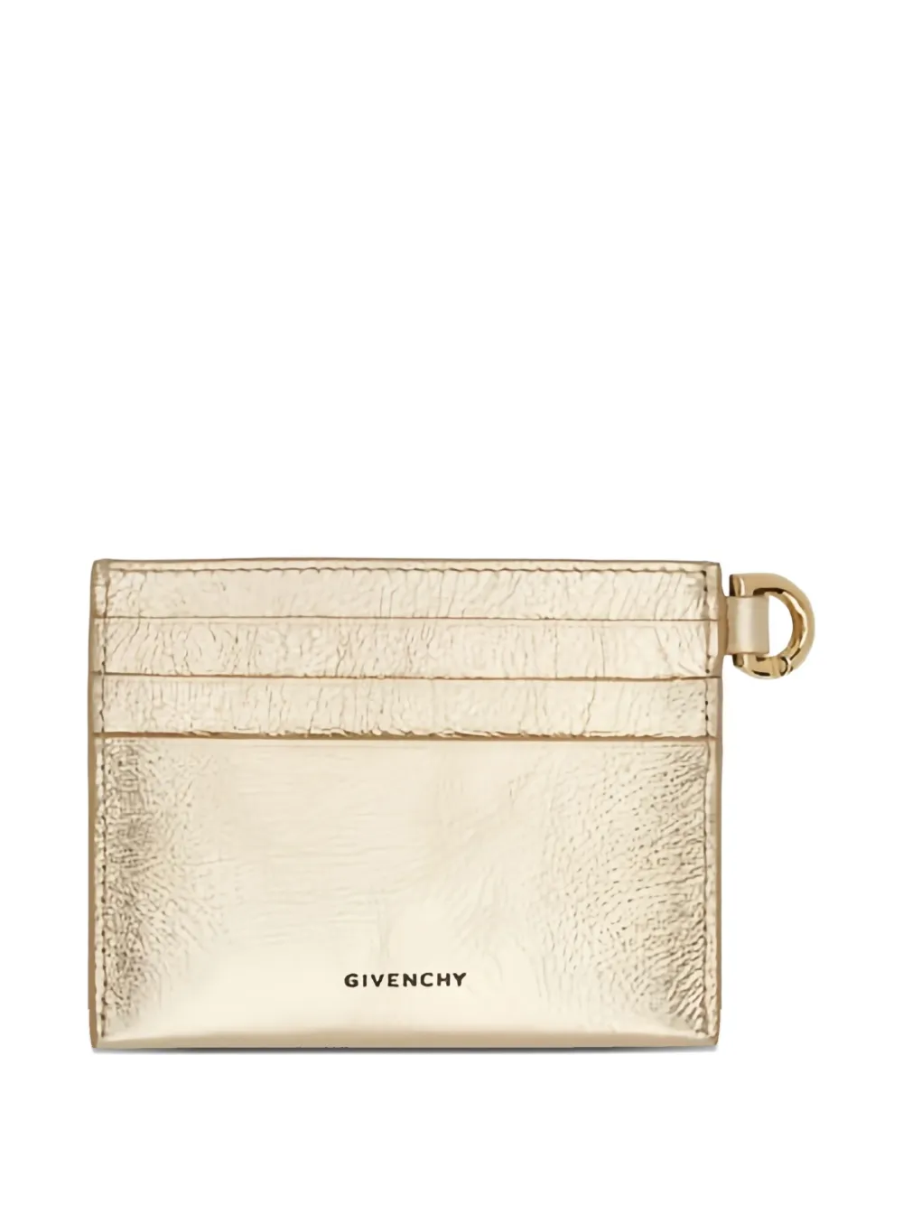 Givenchy Leren pasjeshouder met 4G logo - Goud