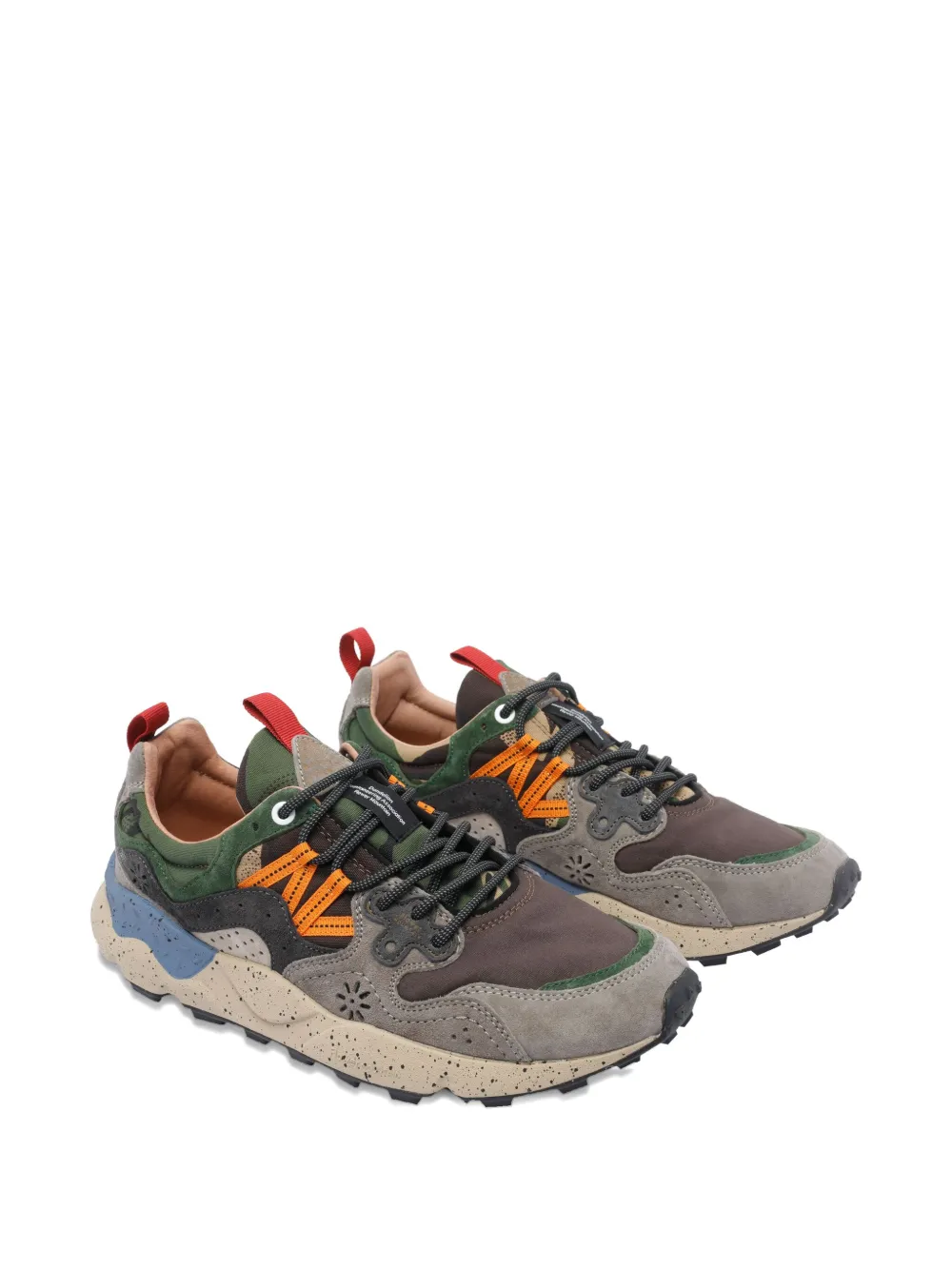 FLOWER MONTAIN Yamano 3 lace-up sneakers Grey