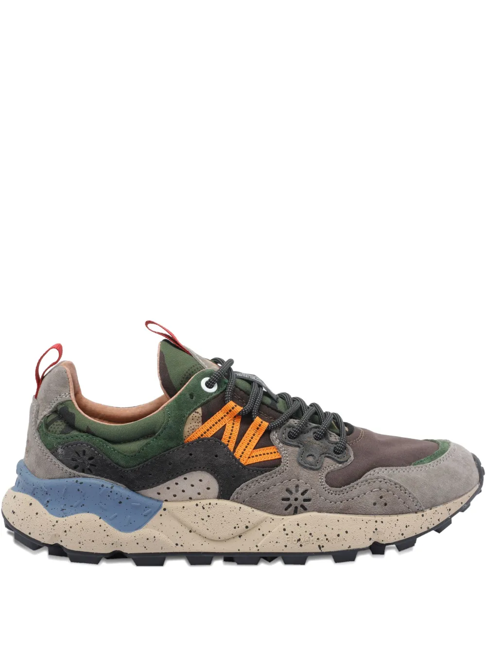 FLOWER MONTAIN Yamano 3 lace-up sneakers Grey
