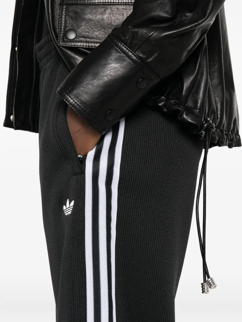 Adidas Originals Stripe-detail Track Pants In Multi