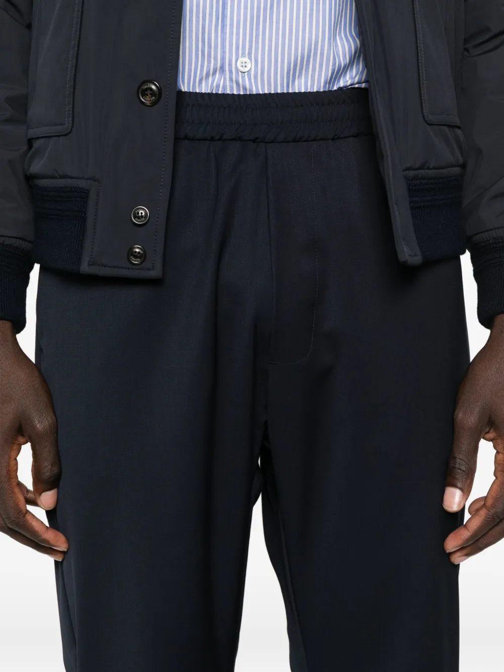 Barena Venezia Elastic-waist Trousers In Blue