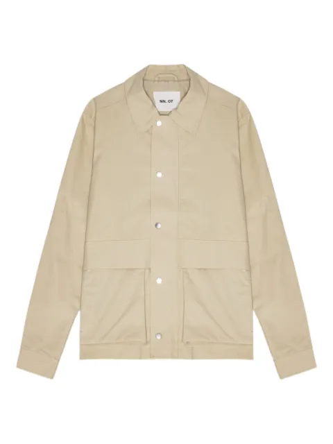 NN07 Paulo press-stud overshirt
