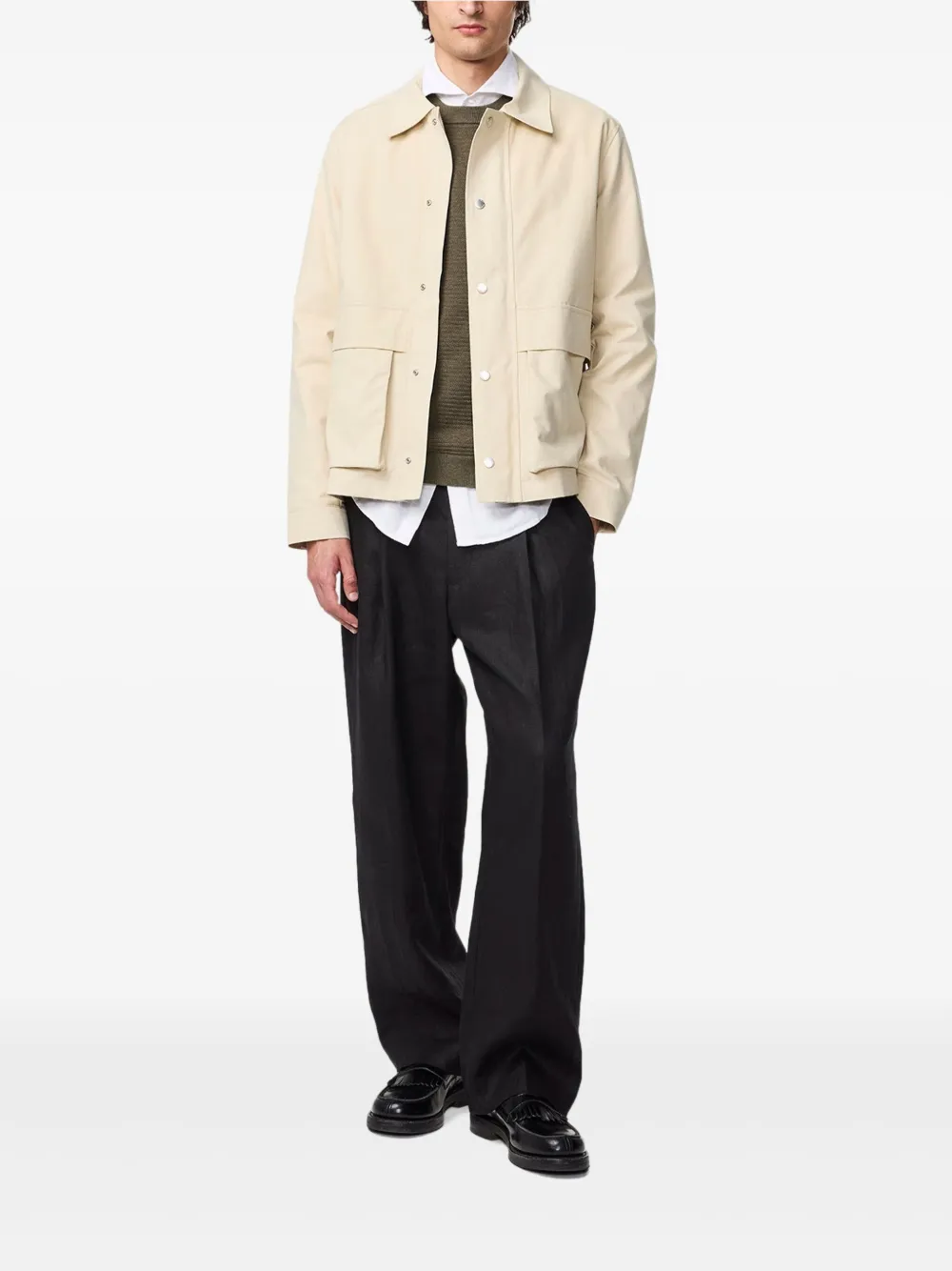 NN07 Paulo press-stud overshirt | Shirt Jackets | Image 2