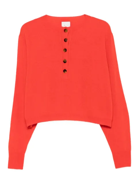Alysi button-front sweater