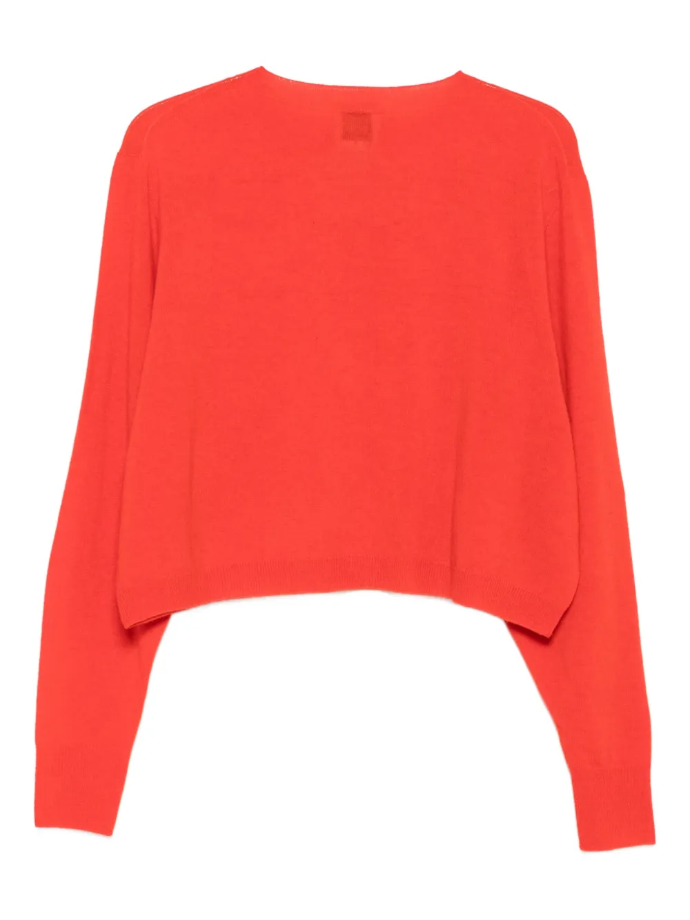 Alysi Button-front Sweater In Red