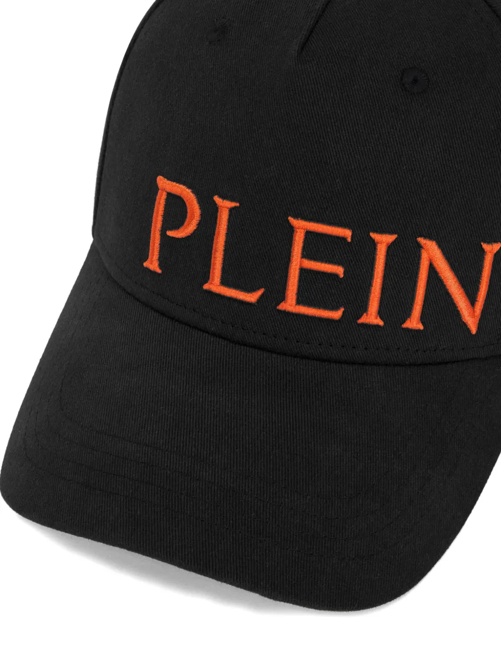 Plein Sport Honkbalpet met geborduurd logo Zwart
