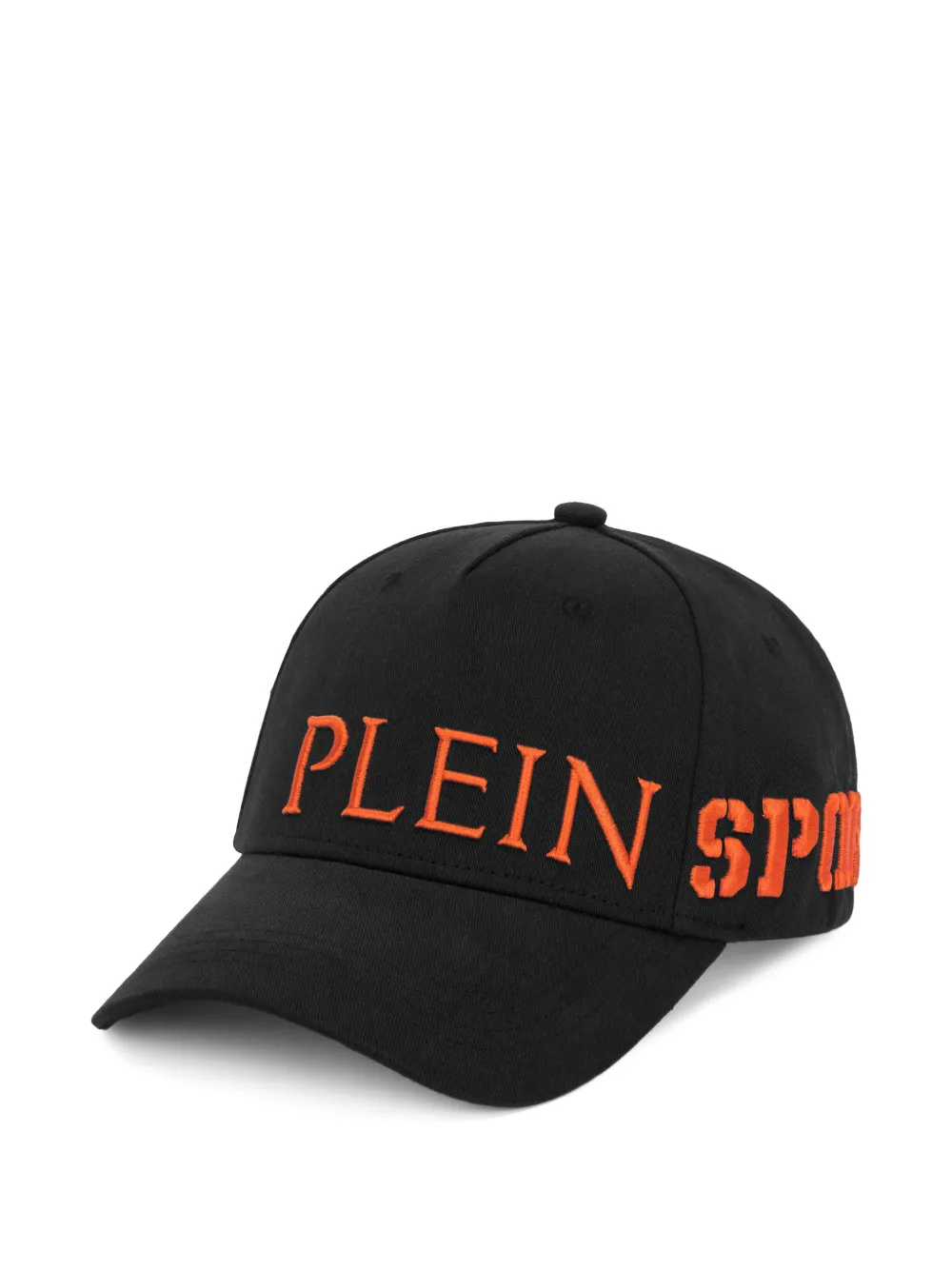Plein Sport embroidered-logo baseball cap - Schwarz
