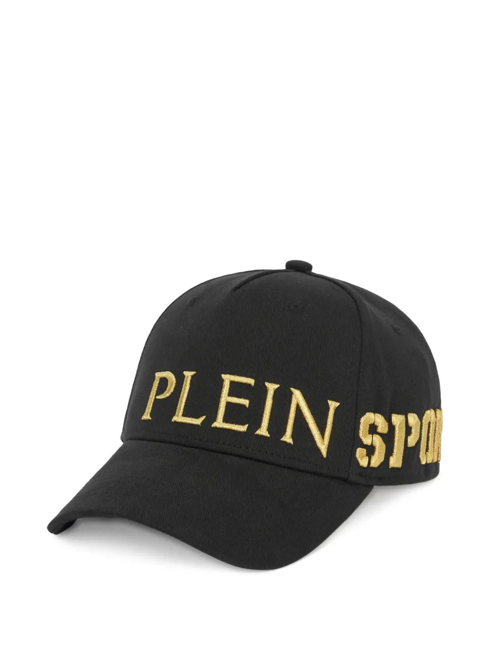 Plein Sport logo-embroidered baseball cap - Schwarz