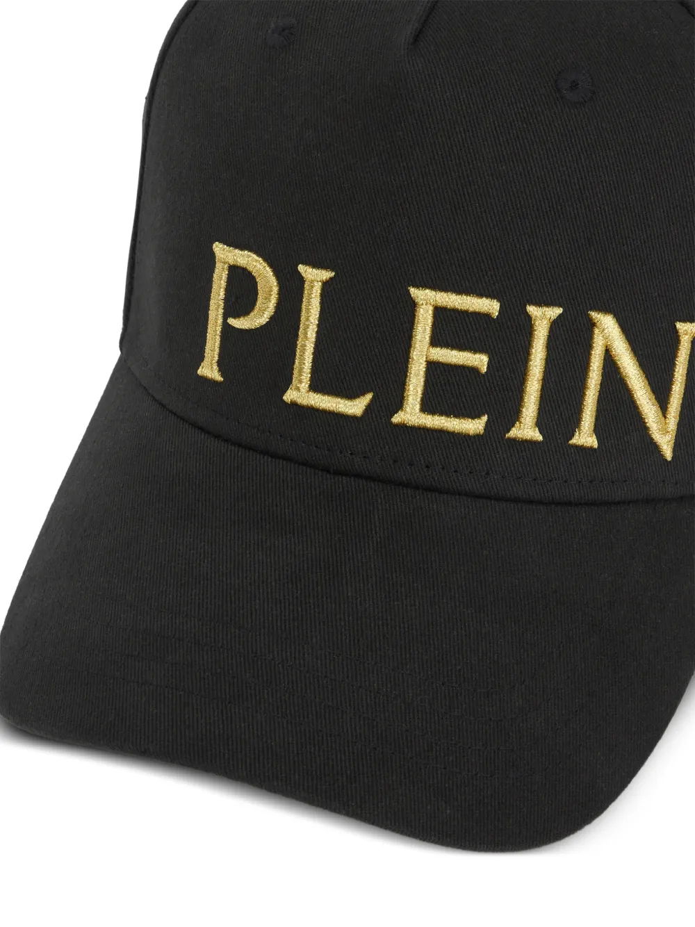 Plein Sport Honkbalpet met geborduurd logo Zwart